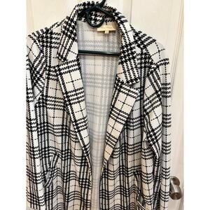 Black and White Blazer Size XL